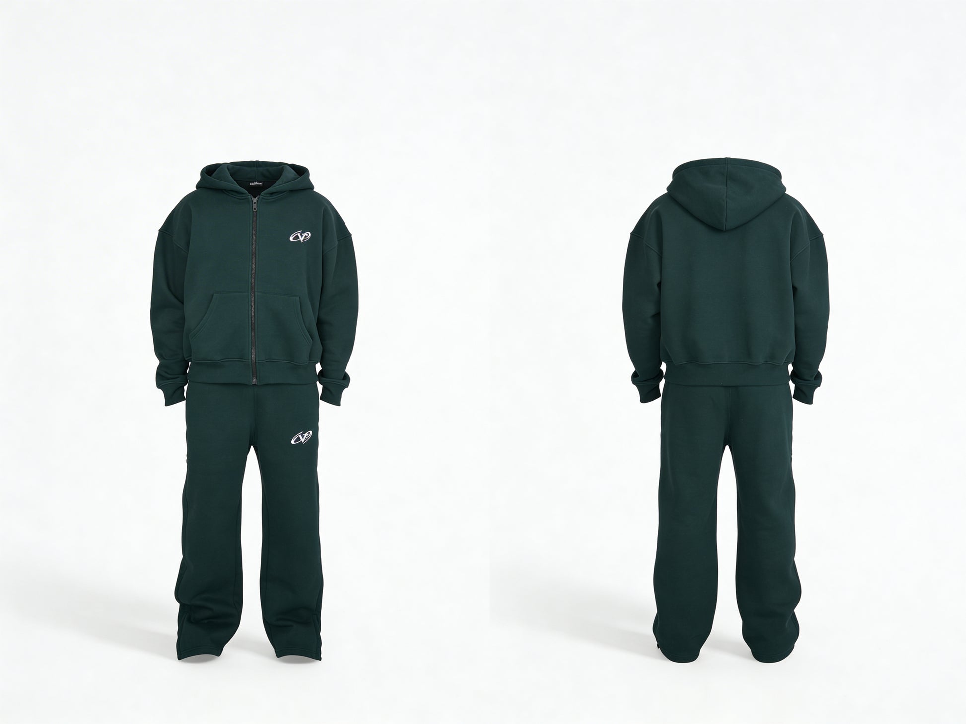 V ZIPPER HODDIE